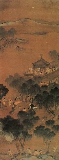 盛懋 太白消夏图 轴