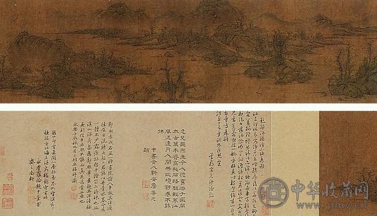 郭熙 溪山深秀 卷 绢本水墨