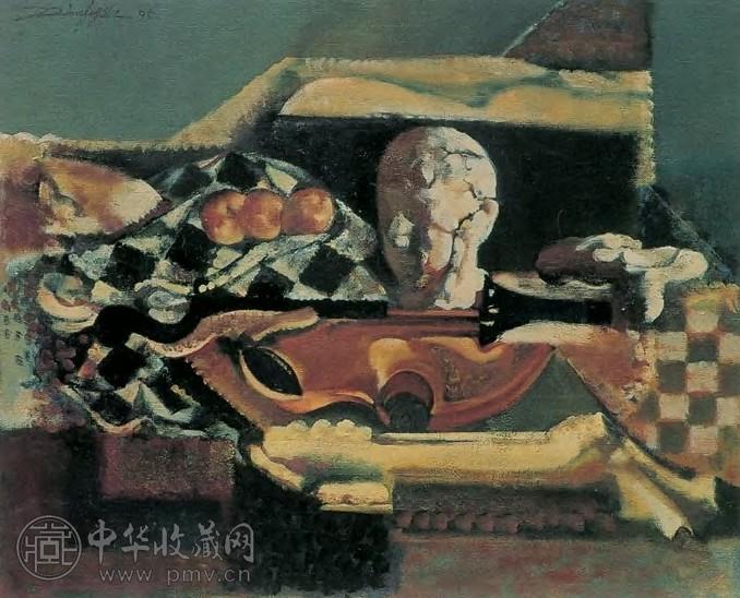 俞晓夫 1995年 静物 布面