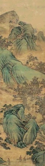 明 陈祼 蹦桑图 轴