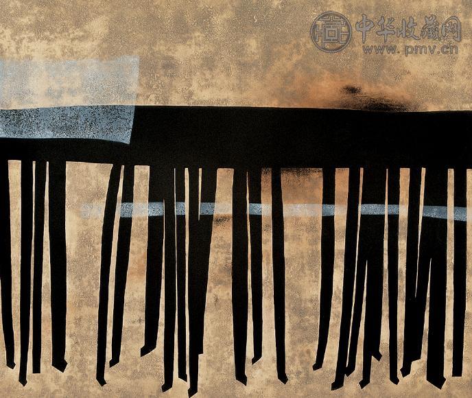 王怀庆 2003年作 六张桌子 铜版 40/50