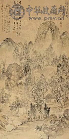 清 杨天璧 深柳读书堂 轴