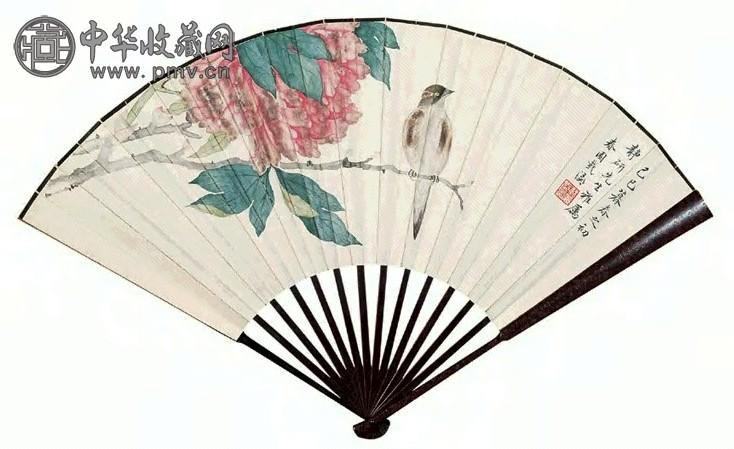 张大千 放牧图 立轴 设色纸本