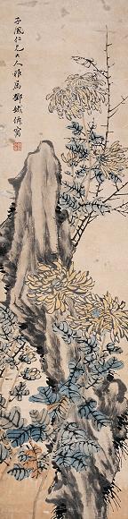 庄言 1980年 黄河饮马 布面油画