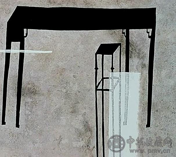 王怀庆 明式家俱 油画画布