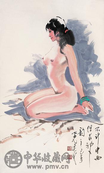 杨之光 辛巳(2001年) 春色 立轴 设色纸本