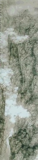 刘逊 2003年作 幽峡云雨图 立轴 淡设色纸本