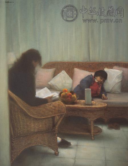 庞茂琨 2000年 寂静的傍晚 布面 油画