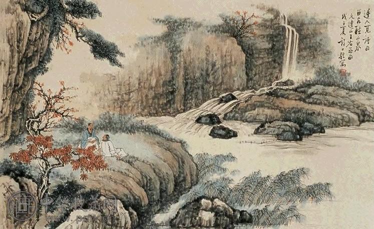 许士骐 山水 片