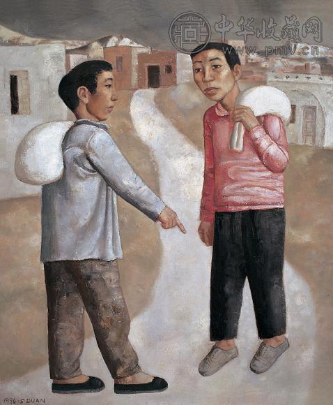 段建伟 1996年作 换面 布面 油画