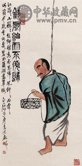 齐良末 斜风细雨 立轴 设色纸本