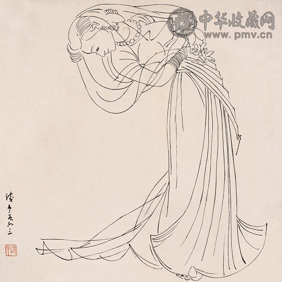 叶浅予 1963年作 舞姿 镜心 水墨纸本