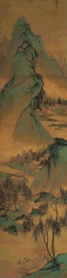 清 薛宣 世外桃源 轴