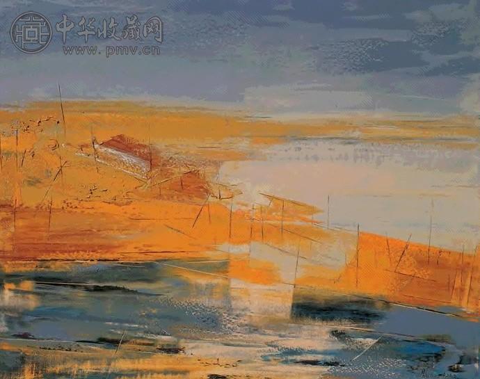 刘辉 2003年 秋去冬来 布面油画