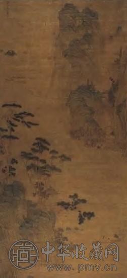 明 宋璋 幽亭溪泛 轴