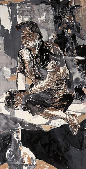 唐文国 模特老杨 镜心