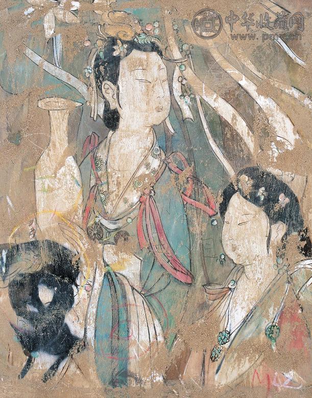 毛栗子 壁画 布面 油画