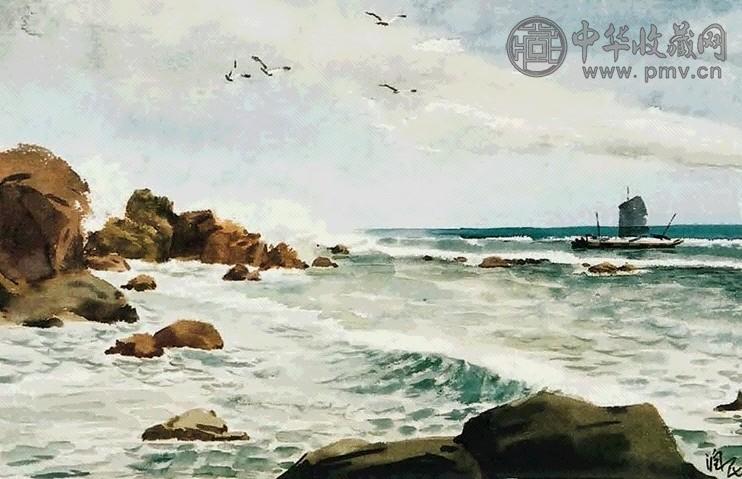 刘润民 风景 水彩画