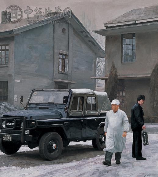 张路江 1993年作 美院往事·冬 布面 油画