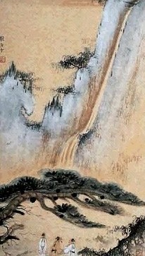 谢伯子 山水 镜心 设色纸本