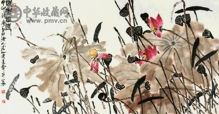 齐秉声 清香溢远 横幅 纸本