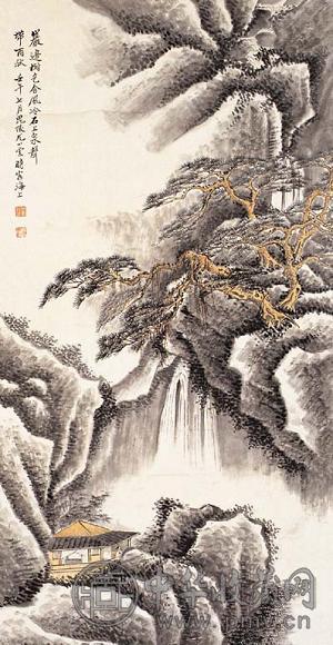 尤小云 山水 立轴
