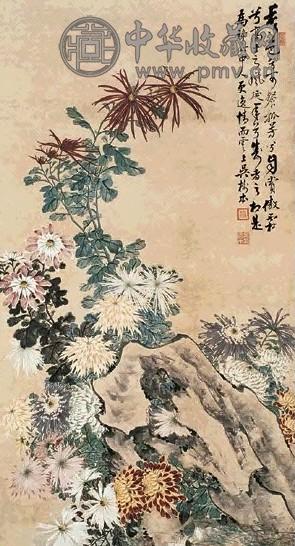 吴树本 花卉 立轴