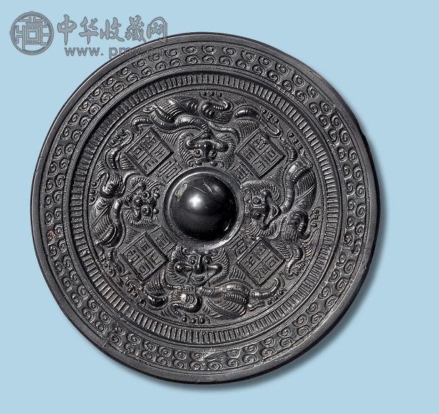 三国 王如山石方枚四兽镜