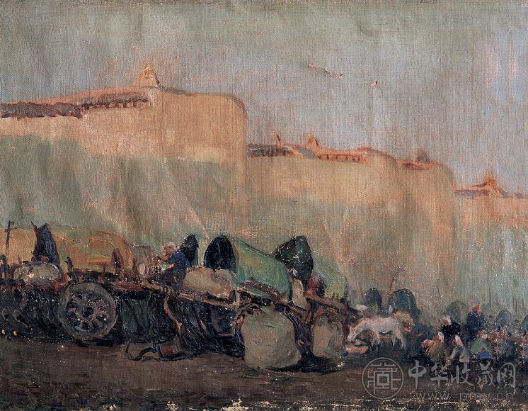 涂克 黎明前的短休息 油画 布面