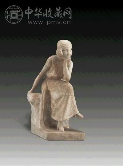 张充仁 1930年代 女仕 汉白玉