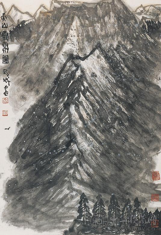 李宝林 天山雪霁图 立轴 设色纸本