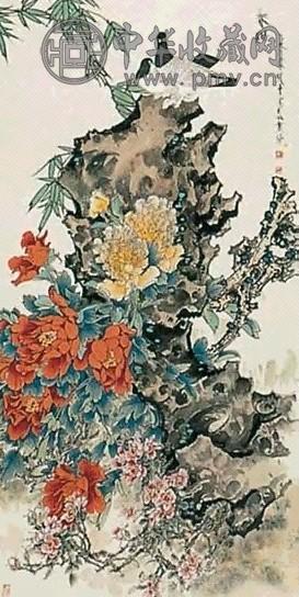 王道中 春酣 轴