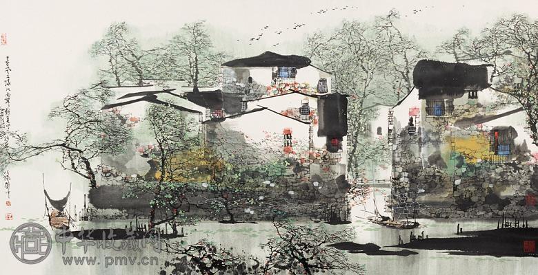 刘懋善 春风又绿江南岸 镜心 设色纸本