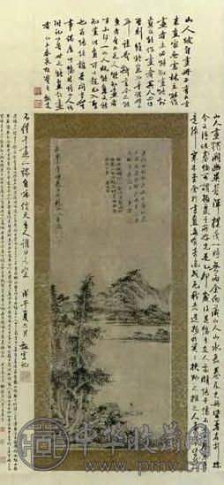 明 王绂谿渔隐图 轴