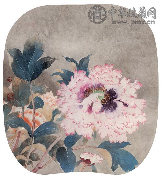 贾广健 富贵花开 镜心 设色纸本