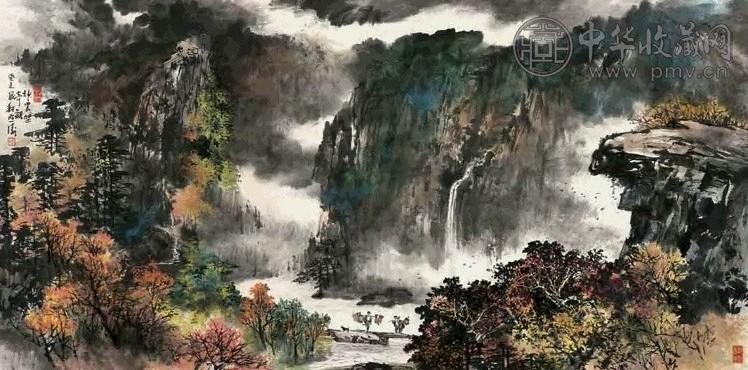 魏照涛 癸未(2003年)作 神农架奇观 镜心 设色纸本