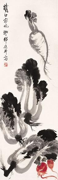 邵逸轩 清白家风 立轴 纸本