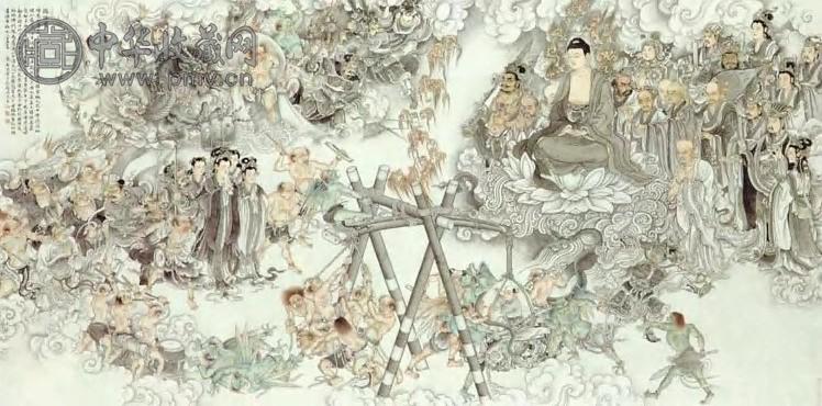 赵治民 近现代 揭钵图 镜心