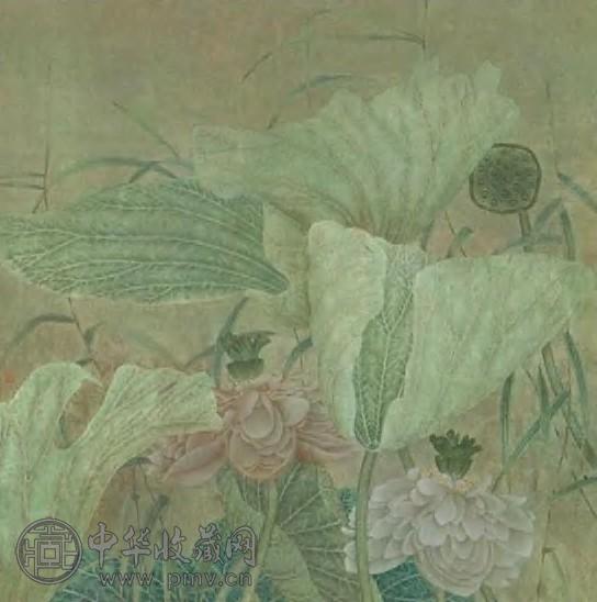江宏伟 荷塘 镜心