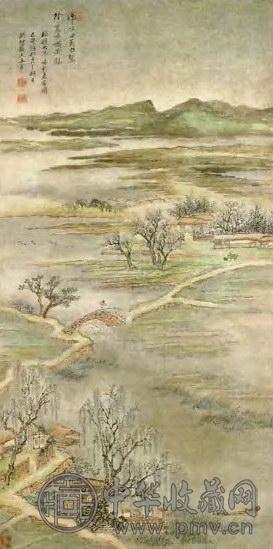 清 王翚 仿赵大年山水 轴