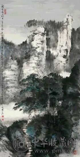 胡念祖 山水 镜心 纸本设色