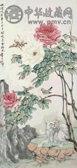 洪庶安 富贵图 立轴 设色