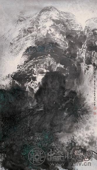 董平石 春夜喜雨(铜奖) 镜心 设色纸本