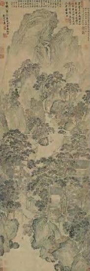 明 张子俊 南湖草堂图 轴