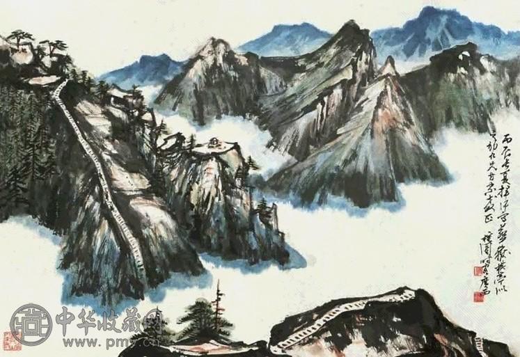 黄独峰 山水 立轴 纸本