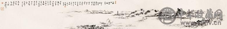 林散之 1984年作 洞庭胜境 镜心 水墨纸本