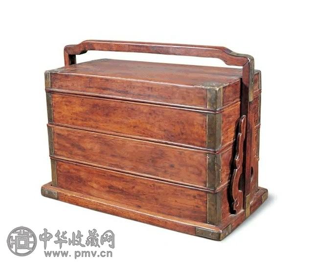 清早期 黄花梨四屉提盒