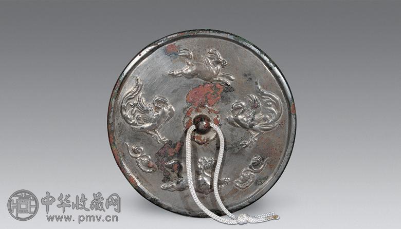 唐 双鸾麒麟天马镜