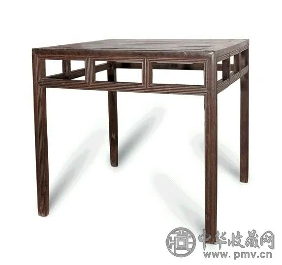 清 鸡翅木六僊桌