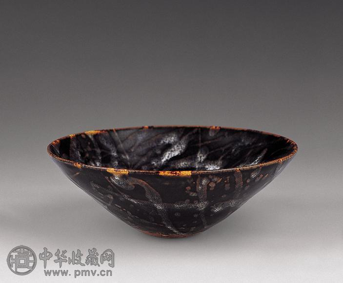 宋 吉州窑玳瑁斑碗